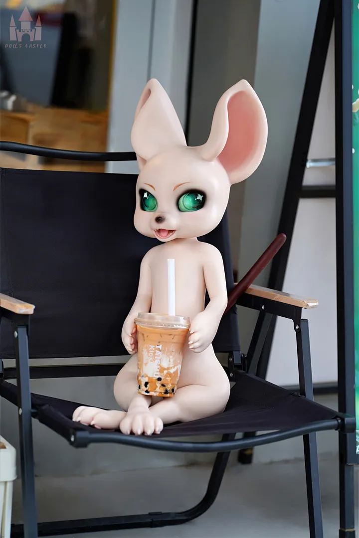 80cm (2ft7) Furry All-In-One Silicone Sex Doll - Cheese Mouse
